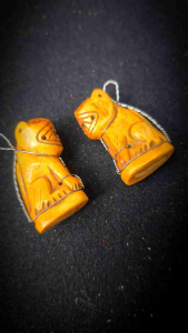 เvี้ยวเสื้o หลวงพ่อปาน วัดคลองด่าน แกะจากเขี้ยวแท้ตามตำนาน ❗​ ต่อชิ้น มีคาถาให้