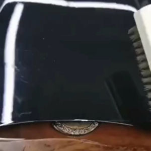 PET Piano black vinyl sticker wrap waterproof adhesive washable bubble free stretchable