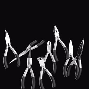 MINI FINE-Nosed คีม DIY เครื่องประดับหัตถกรรมเครื่องมือเหล็กคาร์บอนหัตถกรรมคีมชุดสําหรับ Hobbyists และมืออาชีพ