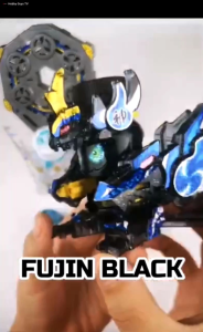 B-Daman TD Toy Bottleman Fujin Black BOT-09 Battle Game / Robot Shoot Bottle Cap / Mainan Penutup Botol Minuman