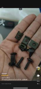 น็อต + กิ๊ฟ สีดำ เบอร์10 **มีตัวเลือก** ยึดชุดสี มอเตอร์ไซค์ yamaha อย่างดี