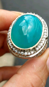 CINCIN BATU PERMATA BACAN ASLI BERGARANSI