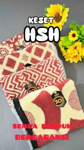 Keset Kamar Mandi Handuk HSH by Terry Palmer 60cm x 40cm 100% Cotton Keset Dapur Keset Motif 012