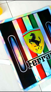 Stiker Decal Sangkar Kotak Ferrari