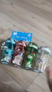 Botol Minum Anak Karakter Hewan: Botol Minum Sedotan BPA Free