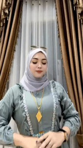 Gamis wanita katun Rayon ld 110cm pb 140cm ter best-seller