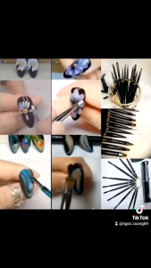 ชุดพู่กันเพ้นท์เล็บมีลายเซ็นให้เลือก