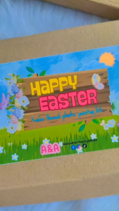 Easter Themed Plaster painting kit and Coloring and activity booklet