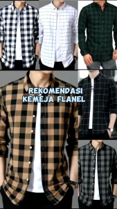 Kemeja Flanel Pria Lengan Panjang & Oversize: Koleksi Terbaru