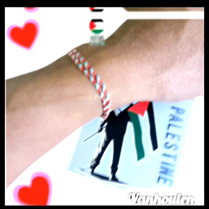 Gelang Kasih Sayang Cinta Palestina Bonus Stiker