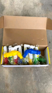 GROSIR 1 Dus 12pcs Kran Air model Engkol 1/2 Inch Dan 3/4 inch ISCO / KODAI Keran Taman Kran Tembok Plastik 12 Pcs Warna
