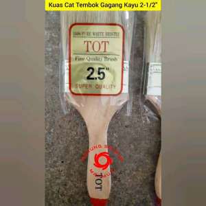 Kuas Cat Gagang Kayu 2-1/2" Inch / Kuas Cat Murah 2.5" Inch