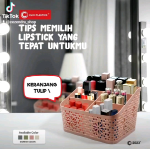 KERANJANG TULIP - penyimpanan kosmetik & alat tulis