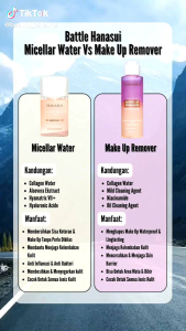 Hanasui Collagen Series / Fix & Glow Setting Spray 60ml / Micellar Cleansing Water 100ml / Makeup Remover 100ml