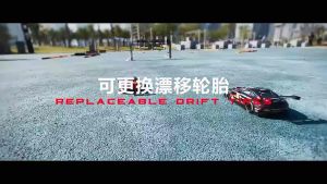 Xe điều khiển mini Drift Mecedes AMG GT3 1/24 KANTOM có gyro servo xe drift tốc độ 30km xe oto điều khiền từ xa