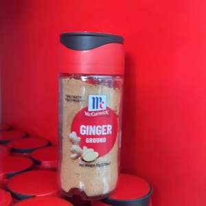 McCormick Ground Ginger 31g Glass Bottle - Perfect for Asian Cooking - Warm Fragrant Spice Profile - Great for Beef Seafood Vegetables - Consistent Premium Quality - Easy-to-Use Everyday Seasoning