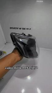Reflektor Lampu Depan Jupiter MX KING V1 Smoke Hitam Bahan Biled Bilet Ala Ala