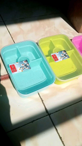 Promo Misting Kotak Bekal Makanan Bahan Tebal Halus Merk Yoyo Star Tutup Transparan