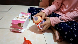 BOTOL SUSU BAYI DAN ANAK FEEDING BOTTLE WIDE NECK DOT LEBAR KARAKTER MICKEY MOUSE 240 ML POPMAX