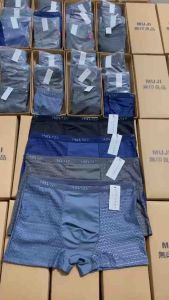 Quần lót nam boxer muji thông hơi xuất nhật cao cấp( hộp gồm 4 quần)