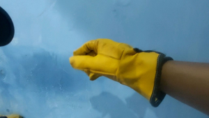 Sarung Tangan Las Argon Tig 11inc Tahan Panas Kulit Sapi