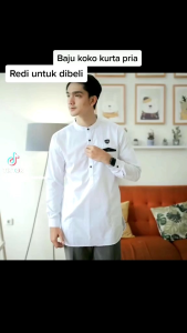 TERMURAH TERLARIS Baju Muslimin Koko Pria KOKO TOJIRO Bahan Toyobo Premium Berkualitas