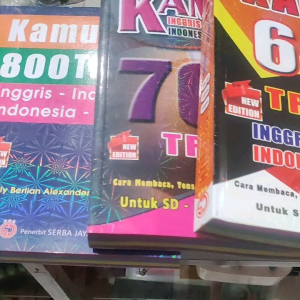 Kamus Bahasa Inggris Ukuran Besar A5 (21x15cm) lengkap Dengan Tenses dll. untuk SD SMP SMU dan Umum