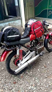 Tas di atas jok motor belakang Tail bag motor tas touring motor