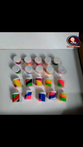 20 Pcs slime pelangi 18 cc / mainan slime