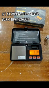 KT Scale Digital Pocket Scale Mini Gold Jewellery Scale 200G Precision L Mini Scale