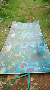 karpet tikarr spon jumbo /karpet lantai -ukuran(140×200cm)tebel 3 mili