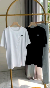 ●ECLAIRE● 043 Tshirt Kaos Oneck Lengan Pendek Shortsleeves Korea Mode Trendy Santai Basic Polos Import 6709