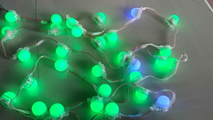 ไฟปิงปอง LED ครึ่งวงกลม 12 v 1 พวง 30 ชิ้น **เช็คไฟก่อนจัดส่งทุกพวง** ต้องใช่กล่องคอนโทรล  (ซื้อกล่องแยกต่างหาก)