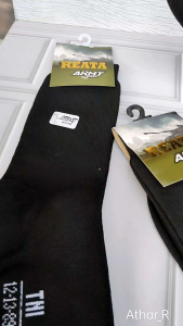 Kaos kaki Pria hitam Polos TNI pdl panjang sebetis bahan tebal