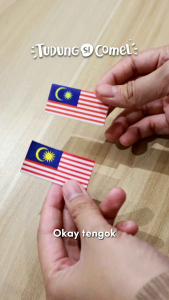Jalur Gemilang Malaysian Flag Badge for School Uniform (Ministry of Education Malaysia - KPM)