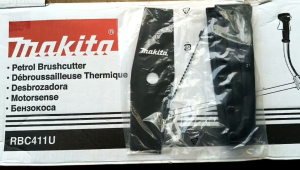 **แพ็คคู่**ใบมีดเครื่องตัดหญ้า/เบาะหุ้มกันร้อนเครื่องตัดหญ้า 2 จังหวะ  "ยี่ห้อ" Makita RBC411U ของแท้ 100% #ตรงปก100%