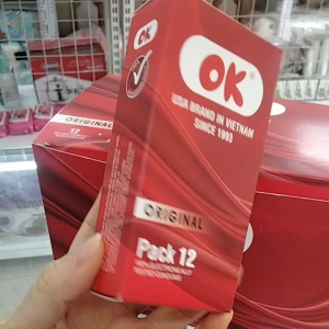 Bao cao su OK trơn mỏng không mùi thương hiệu năm 1993 tiêu chuẩn Mỹ