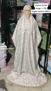 COD Mukena Ablang Dewasa Sutra Prada & Gentur Sempur Rukuh Bordir Katun Adem