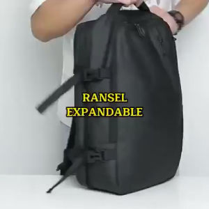ALACRITY B683 Tas Punggung Pria Ransel Laptop Expandable USB Port Multifungsi