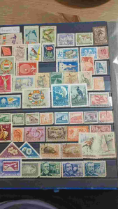 HUNGARY MAGYAR POSTA assorted stamps collection 55pcs in stamp album condition as shown in pictures *Actual stamps picture taken from album. All orders will be shipped within two working days. Free courier delivery with tracking number