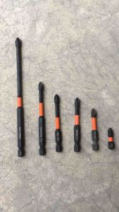 6pcs 25-150mm Magnetic Philips Screwdriver Bits Set PH2 Cross Head Drill Bit