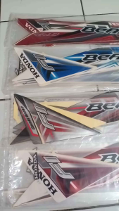 Striping Sticker Honda Beat 2015 Warna Merah