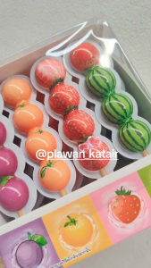 💢ยกแพค12ไม้💢 เยลลี่ถังหู่ลู่ เสียบไม้ รสผลไม้รวม สินค้า มีอ.ย. ฉลากไทย ขนมยอดฮิต