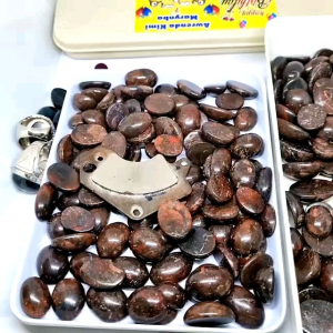 batu akik badar besi merah bisa nempel magnet asli natural