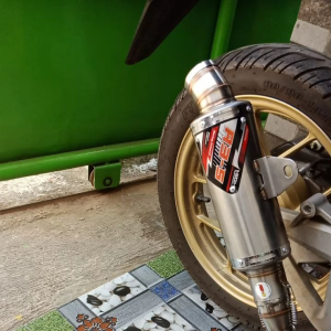 Slincer Knalpot DM50 Panjang 20cm Gratis Laser Nama