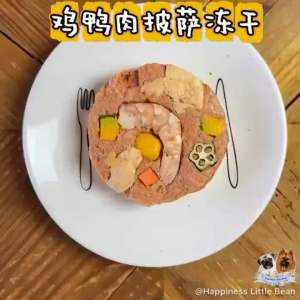【Freeze-dried冻干鸡鸭大虾披萨】Pizza Meatloaf For Pet Dog Snacks Treat / Cat Snack Treat 宠物冻干主食披萨肉饼 口味 宠物狗狗猫猫零食main food主食chicken