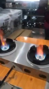 Commercial High Pressure Stove Automatic Ignition for Restaurants