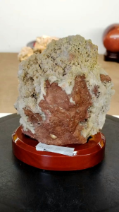 Natural Brazil Rare Phenomenon Chalcedony Crystal Druzy Ornament Code201869
