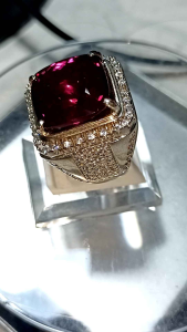 CINCIN BATU PERMATA ALEXANDRITE FULL CUTTING SUFER MEWAH