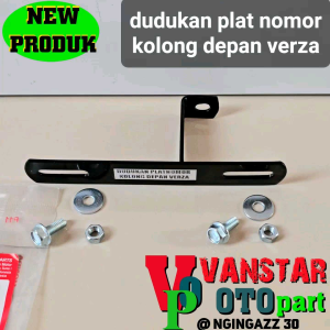 Dudukan Plat Nomor Kolong VERZA Bagian Depan